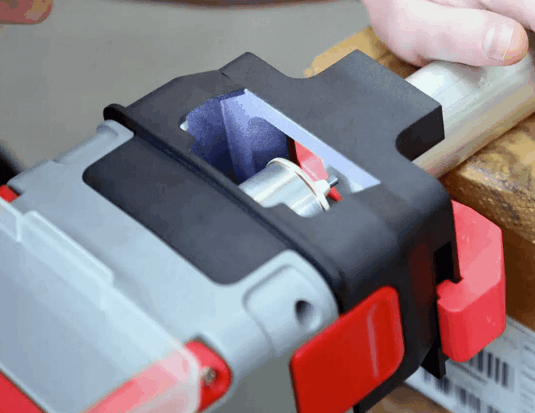 Maske für stirnseitige Markierung