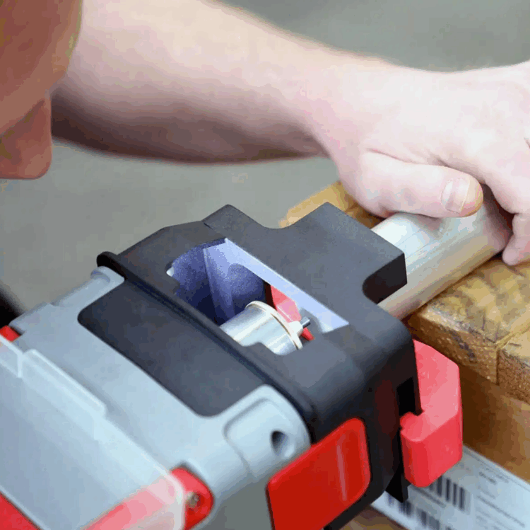 Maske für stirnseitige Markierung