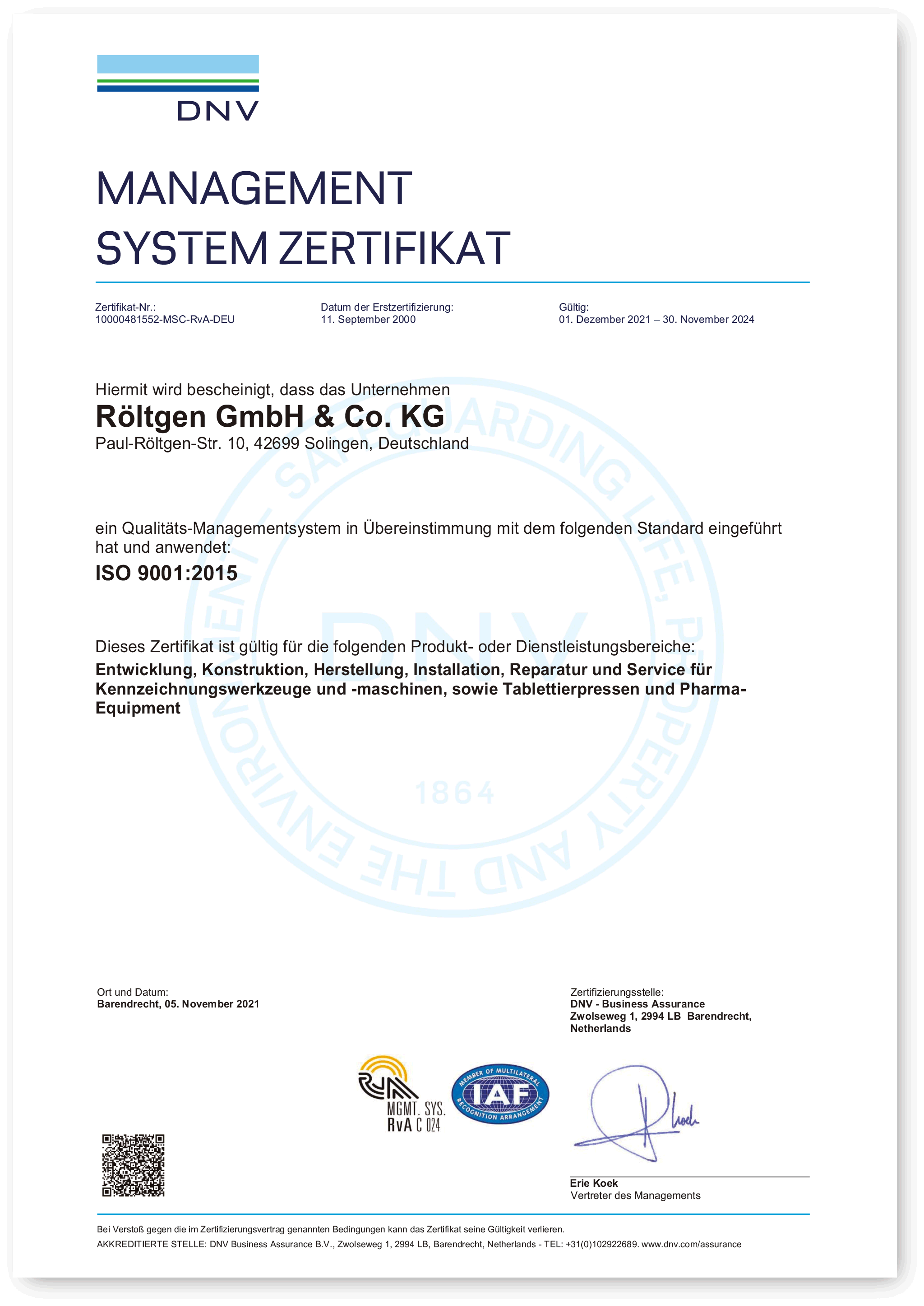 ISO 9100:2015