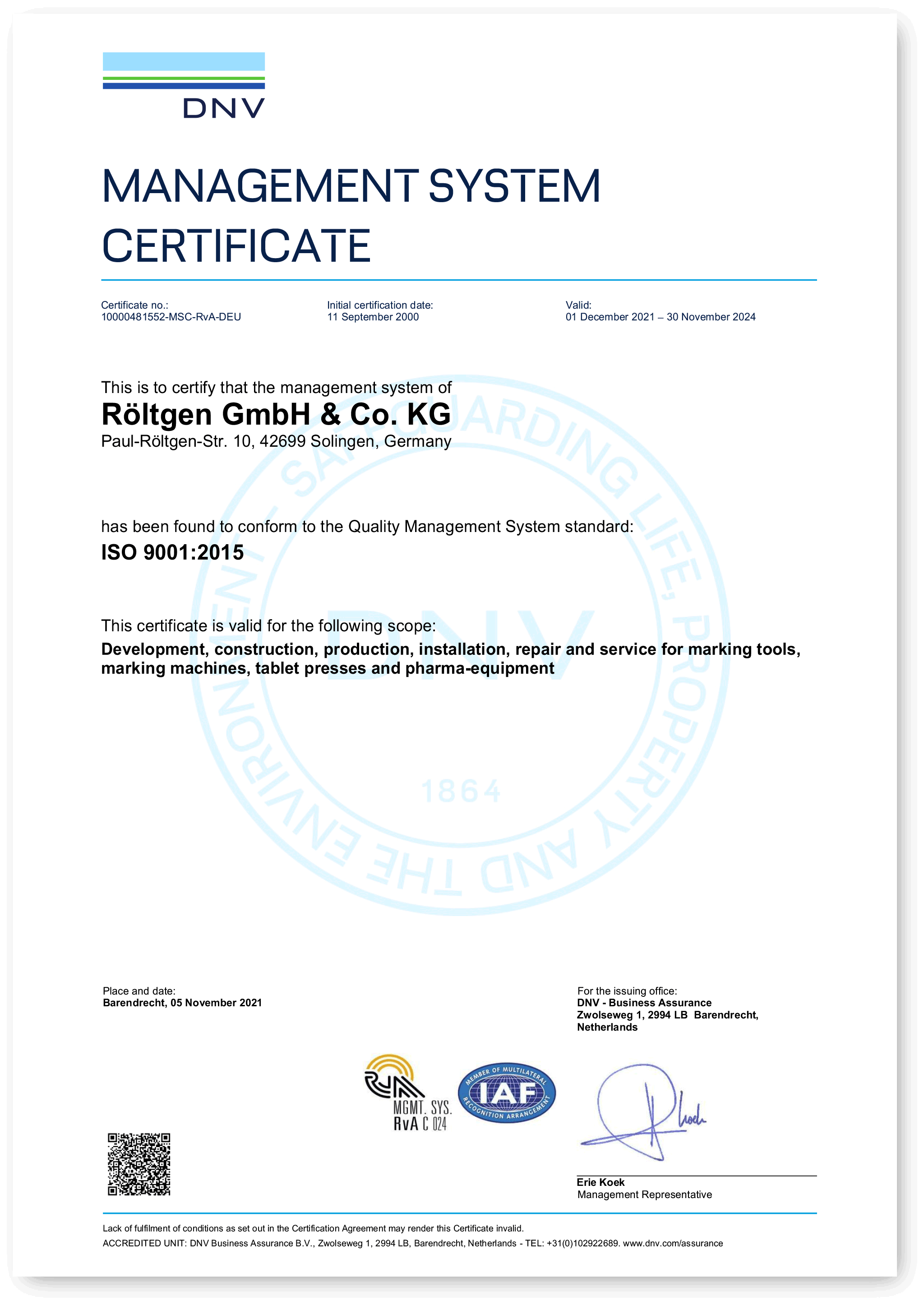 ISO 9100:2015