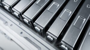 Close Up,of,rectangular,battery,modules,for,automotive,industry.,high,performance
