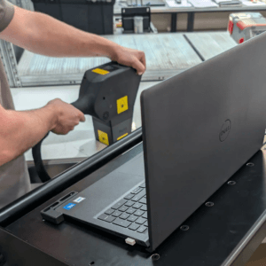 Portabler Laser Im Einsatz