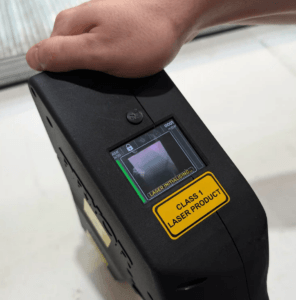 Portables Laserbeschriftungssystem Markierkopf